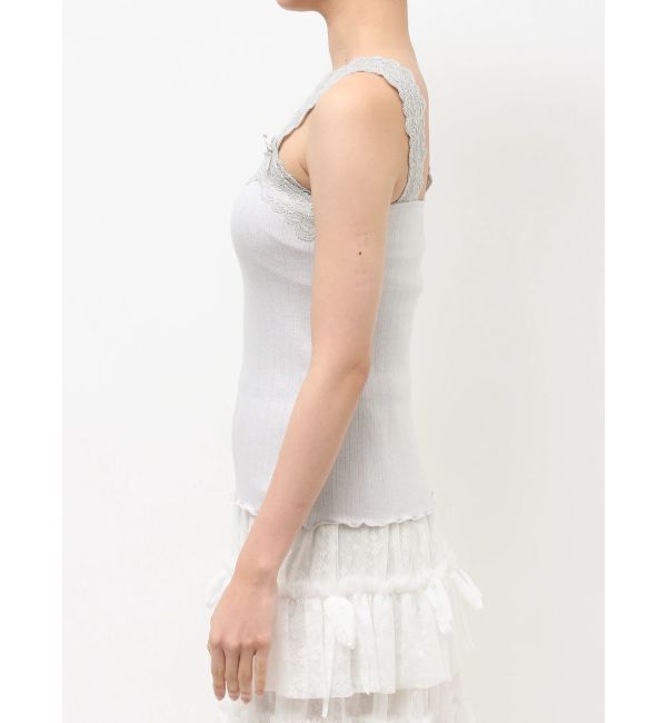 merry jenny「lace frame camisole tops」|キャミソール|