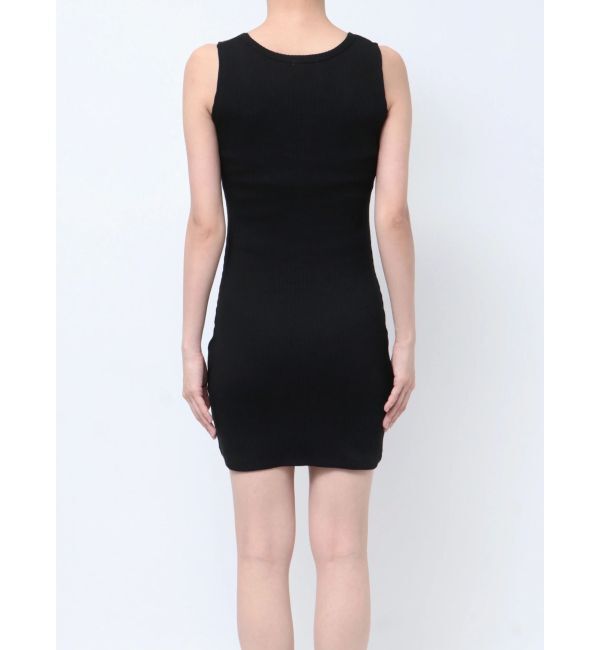 GYDA「ネックラインノースリーブタイトミニワンピース」|ワンピース|