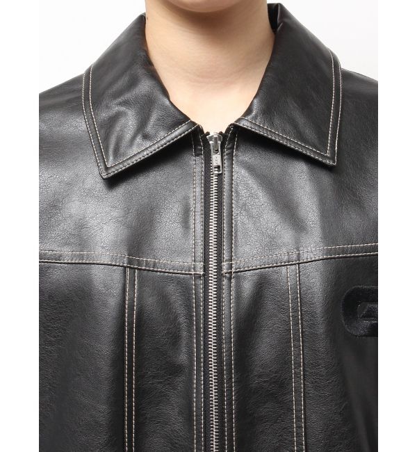 GYDA「Gバックエンボスジャケット」|ブルゾン・スタジャン|