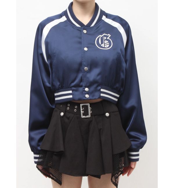 GYDA「BACK GYDA logo Shortブルゾン」|ブルゾン・スタジャン|