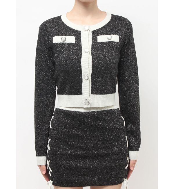GYDA「Symmetry GYDAラメニットアンサンブル」|ニット・セーター|