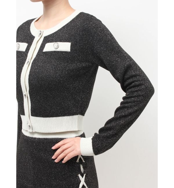 GYDA「Symmetry GYDAラメニットアンサンブル」|ニット・セーター|