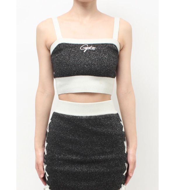 GYDA「Symmetry GYDAラメニットアンサンブル」|ニット・セーター|