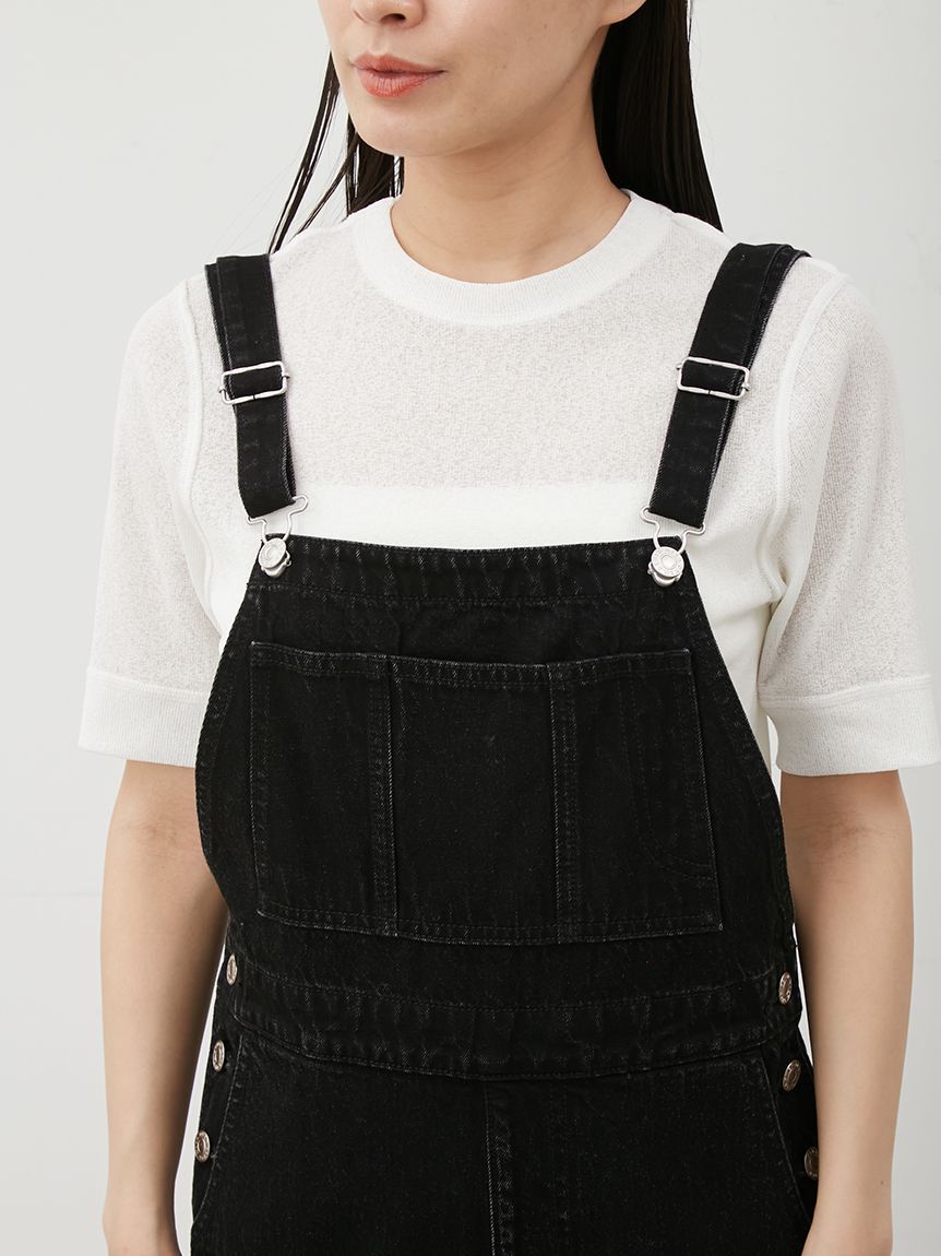 Mila Owen「デニムオーバーオール」|デニム|