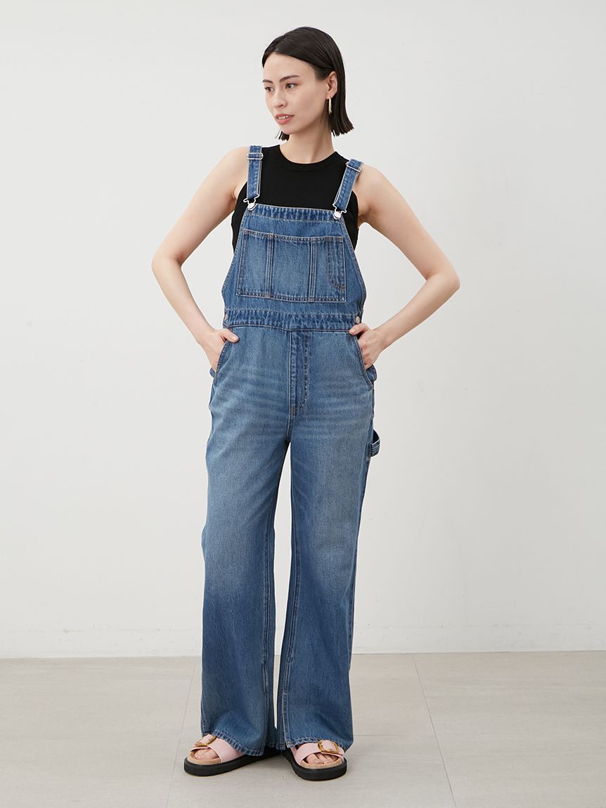 Mila Owen「デニムオーバーオール」|デニム|