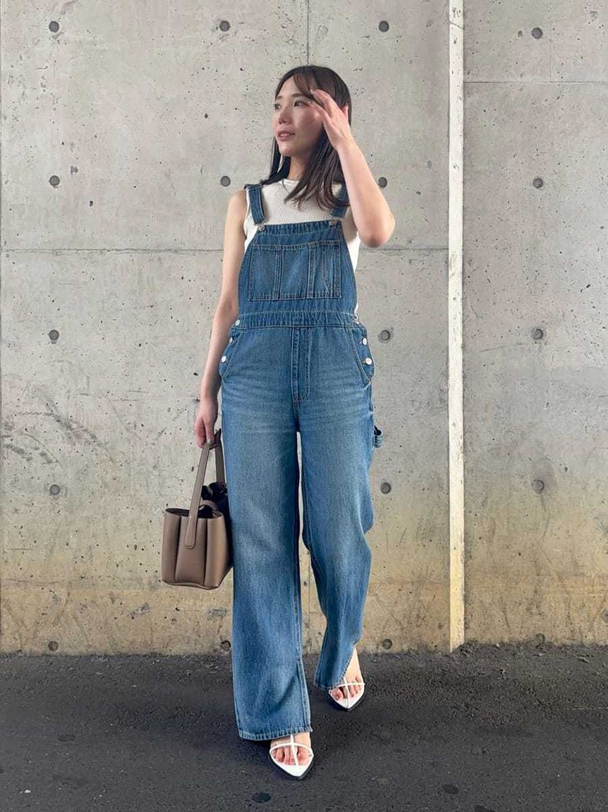 Mila Owen「デニムオーバーオール」|デニム|