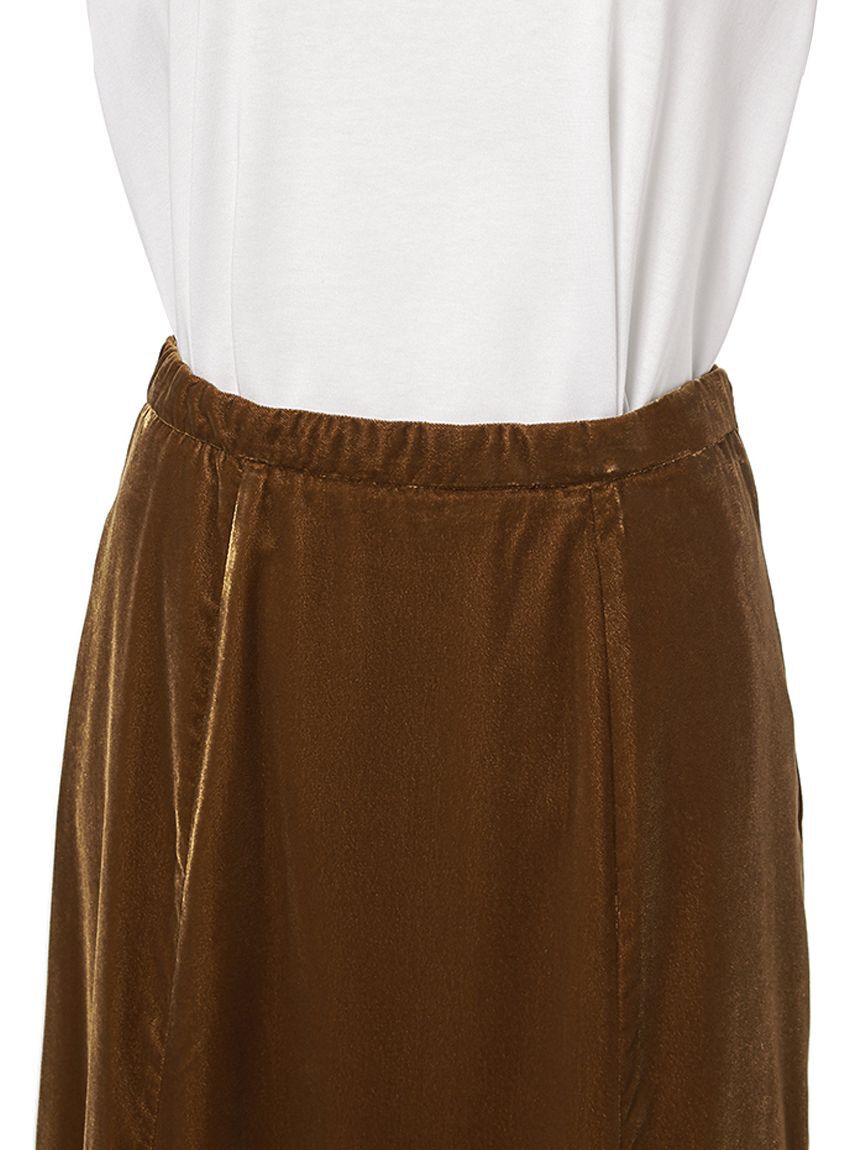 Mila Owen「エスカルゴデザインベロアナロースカート」|スカート|
