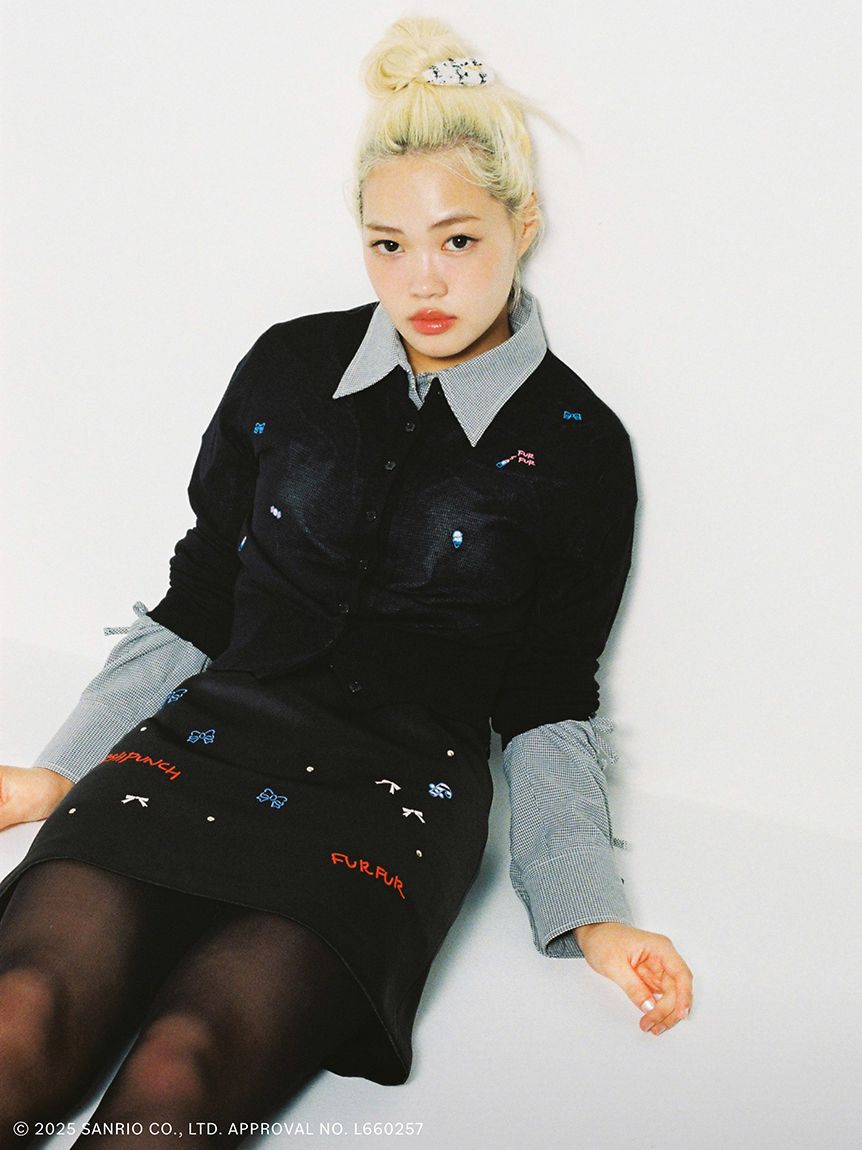 FURFUR「リボンスリーブシアーシャツ」|シャツ・ブラウス|