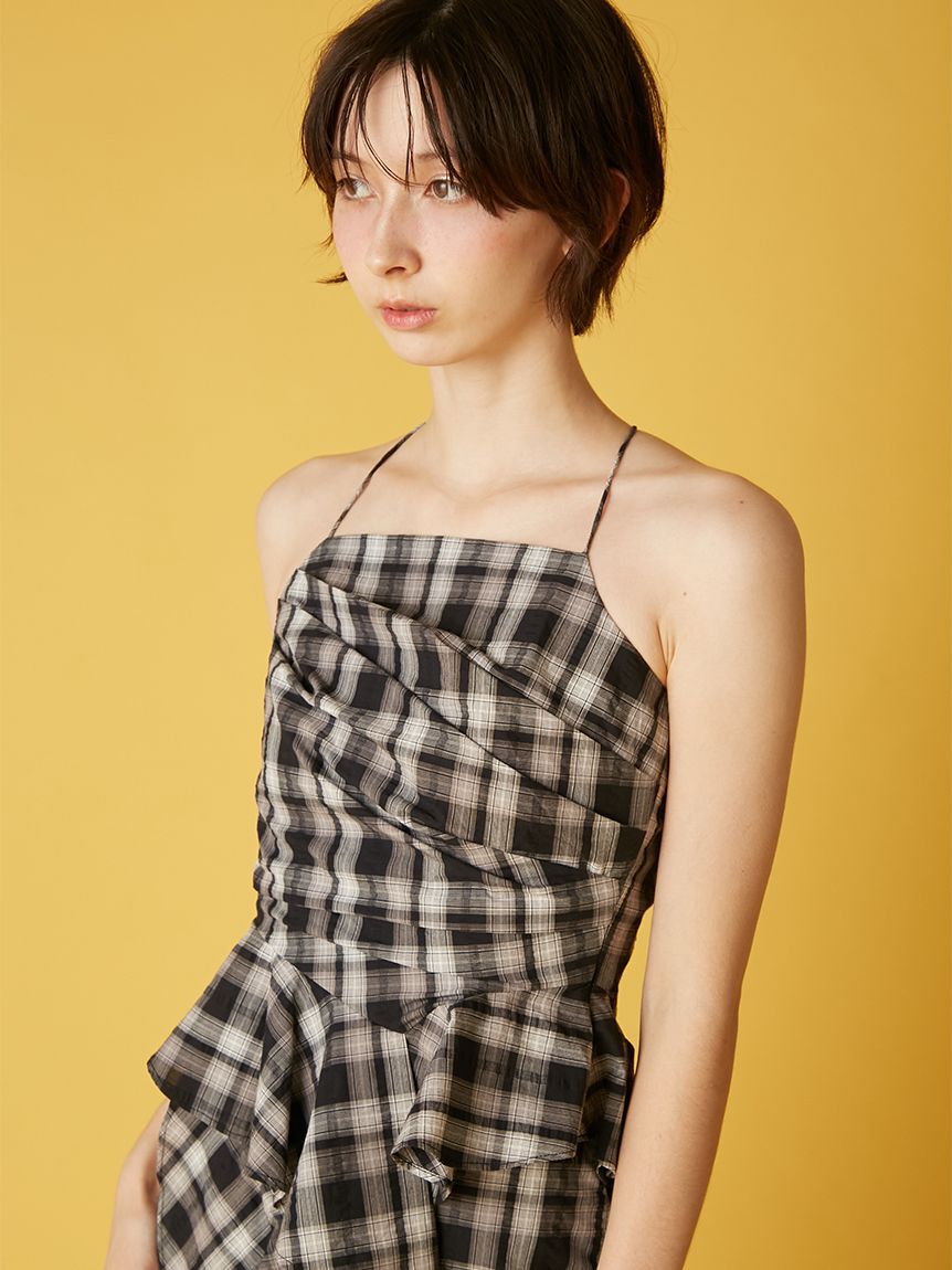 FURFUR「アシンメトリーヘムキャミソール」|キャミソール|