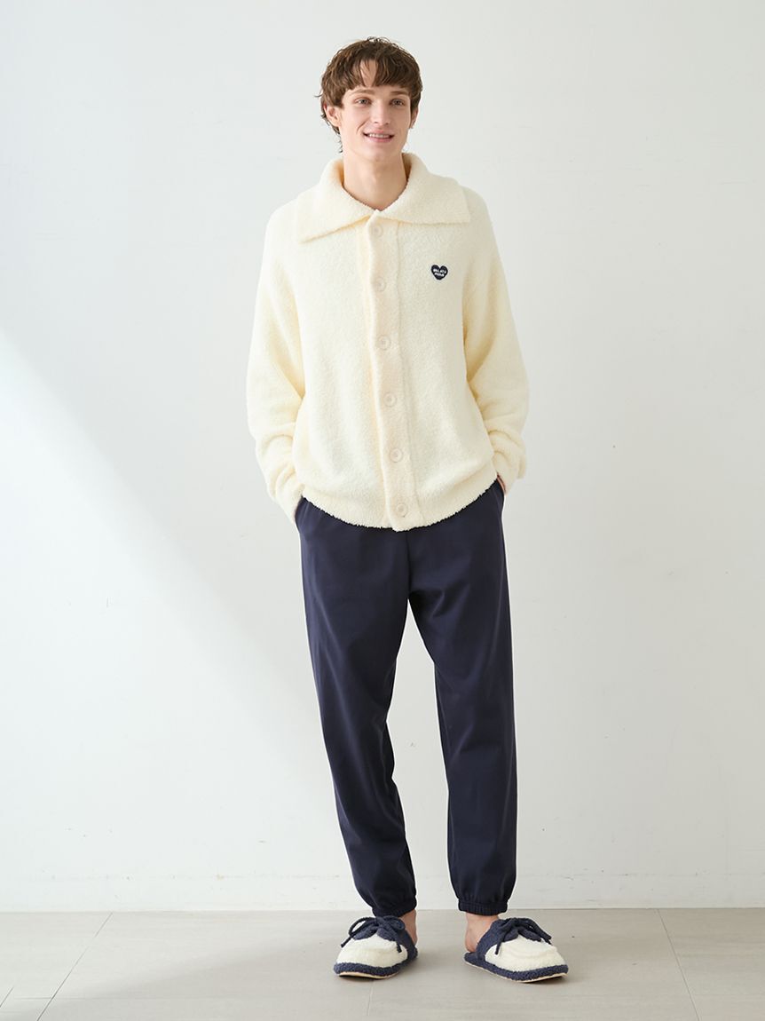 GELATO PIQUE HOMME「【HOMME】裏毛ハートロゴ刺繍ロングパンツ」|ルームウェア|