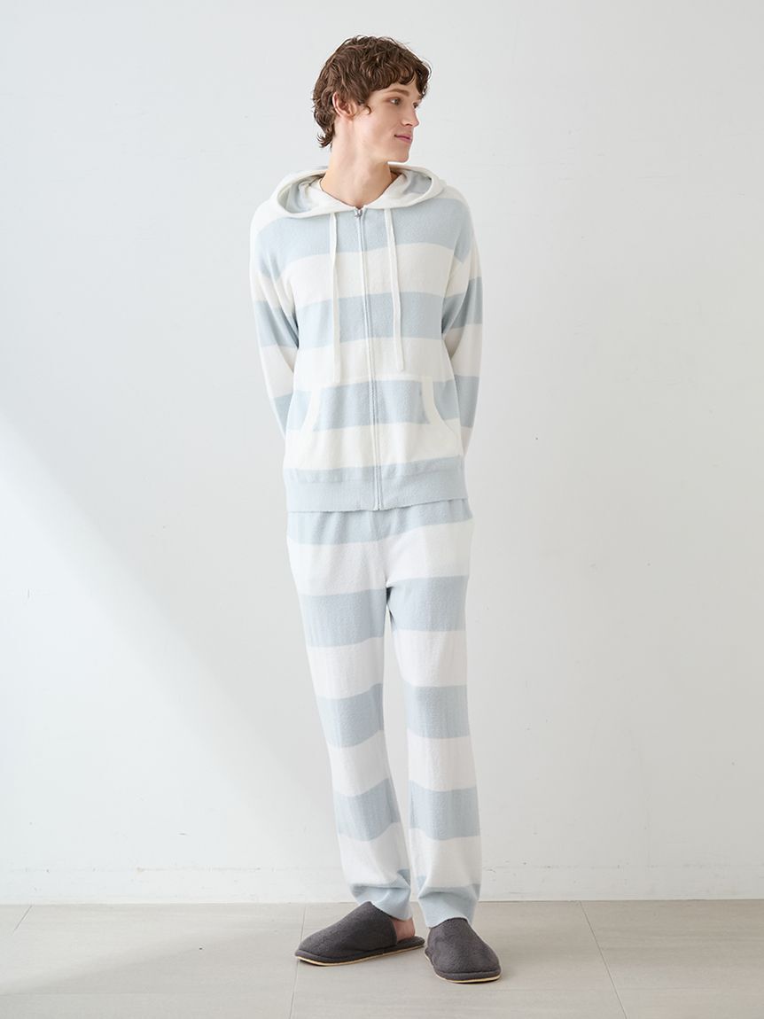 GELATO PIQUE HOMME「【HOMME】スムーズィー2ボーダーロングパンツ」|ルームウェア|