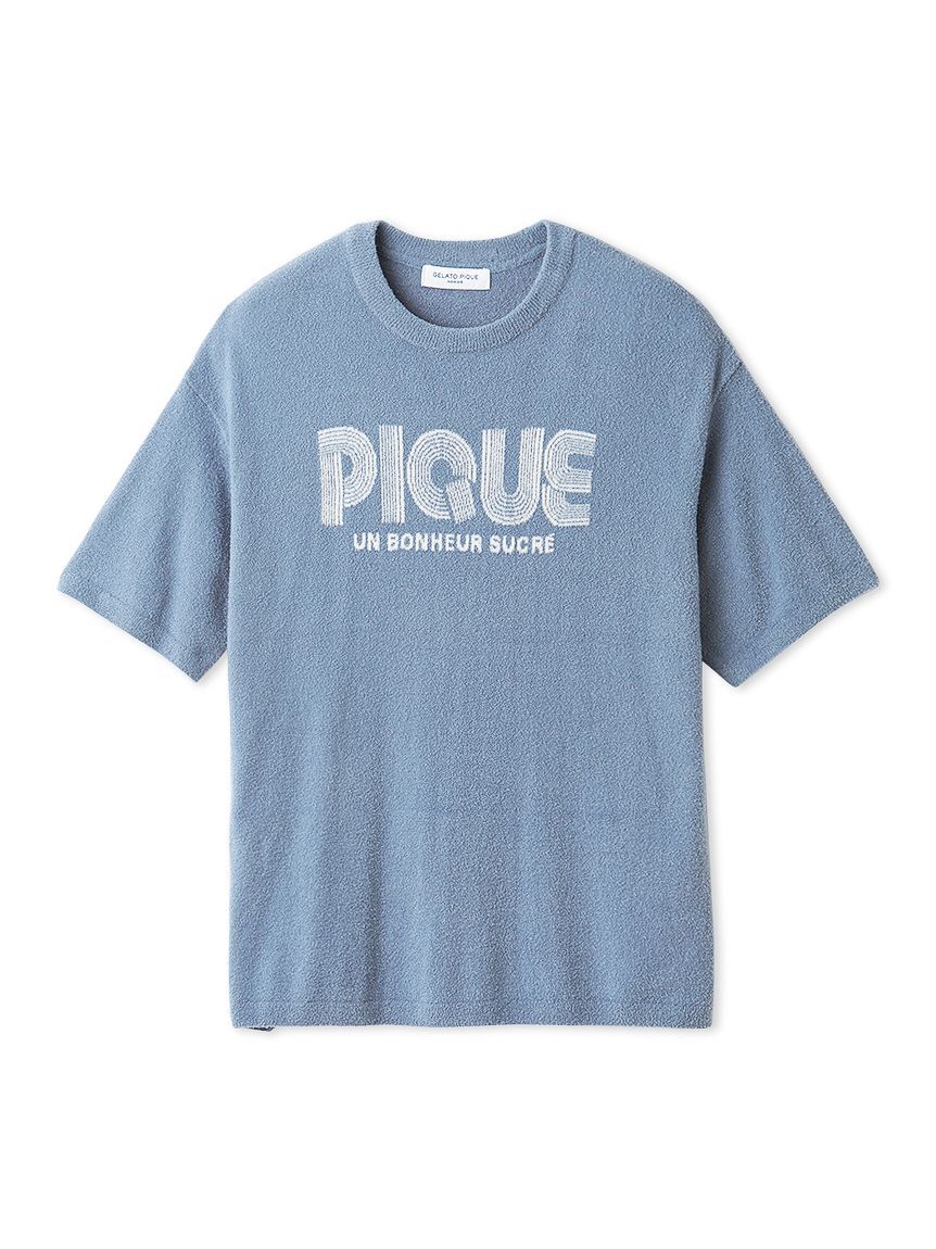 GELATO PIQUE HOMME「【HOMME】スムーズィーliteラインロゴプルオーバー」|プルオーバー|BLU