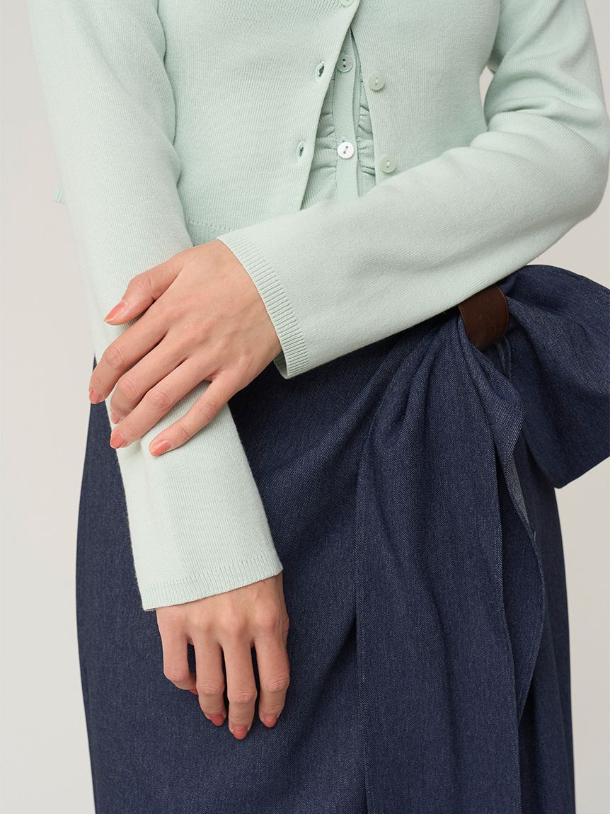 SNIDEL「ホルターキャミ&カーデアンサンブル」|カーディガン|