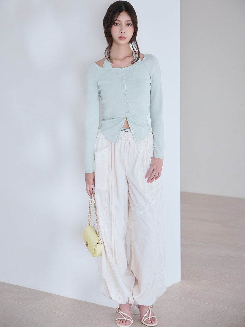 SNIDEL「ホルターキャミ&カーデアンサンブル」|カーディガン|