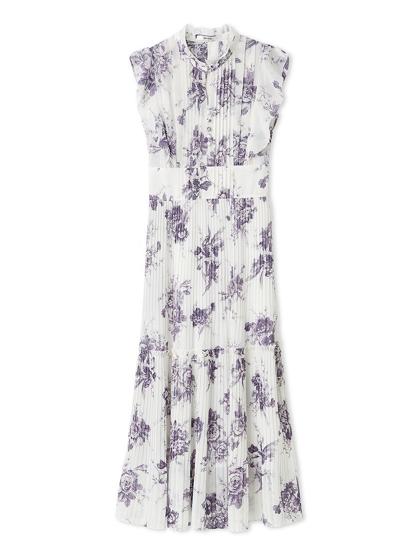 SNIDEL「【販路限定サイズあり】Sustainableプリーツプリントワンピース」|ワンピース|