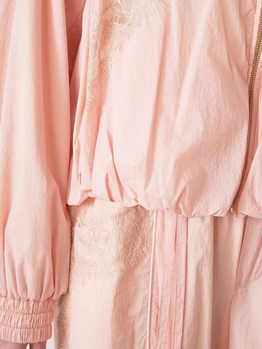 SNIDEL「【Chacott】コラボナイロンレースブルゾン」|ブルゾン・スタジャン|