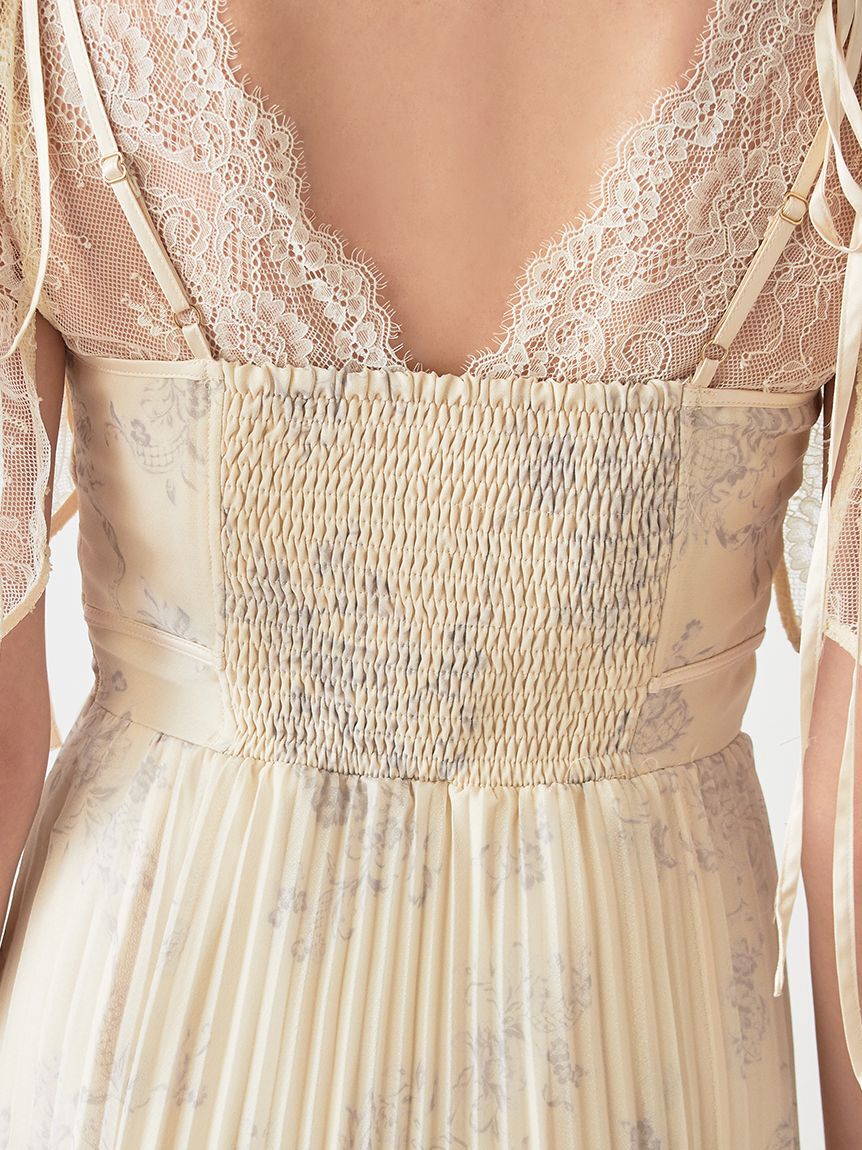 SNIDEL「【Chacott】コラボフラワーレースワンピース」|ワンピース|