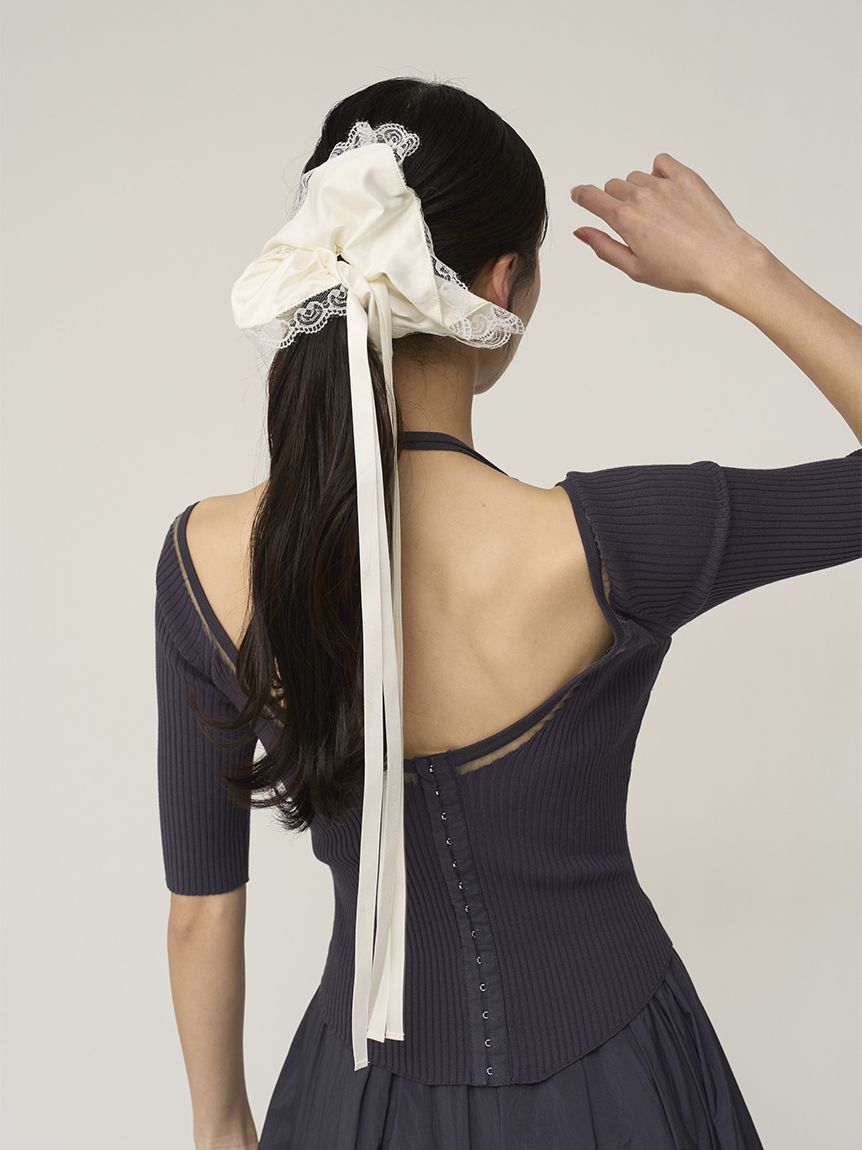 SNIDEL「【Chacott】コラボレースシュシュ」|ヘアバンド|