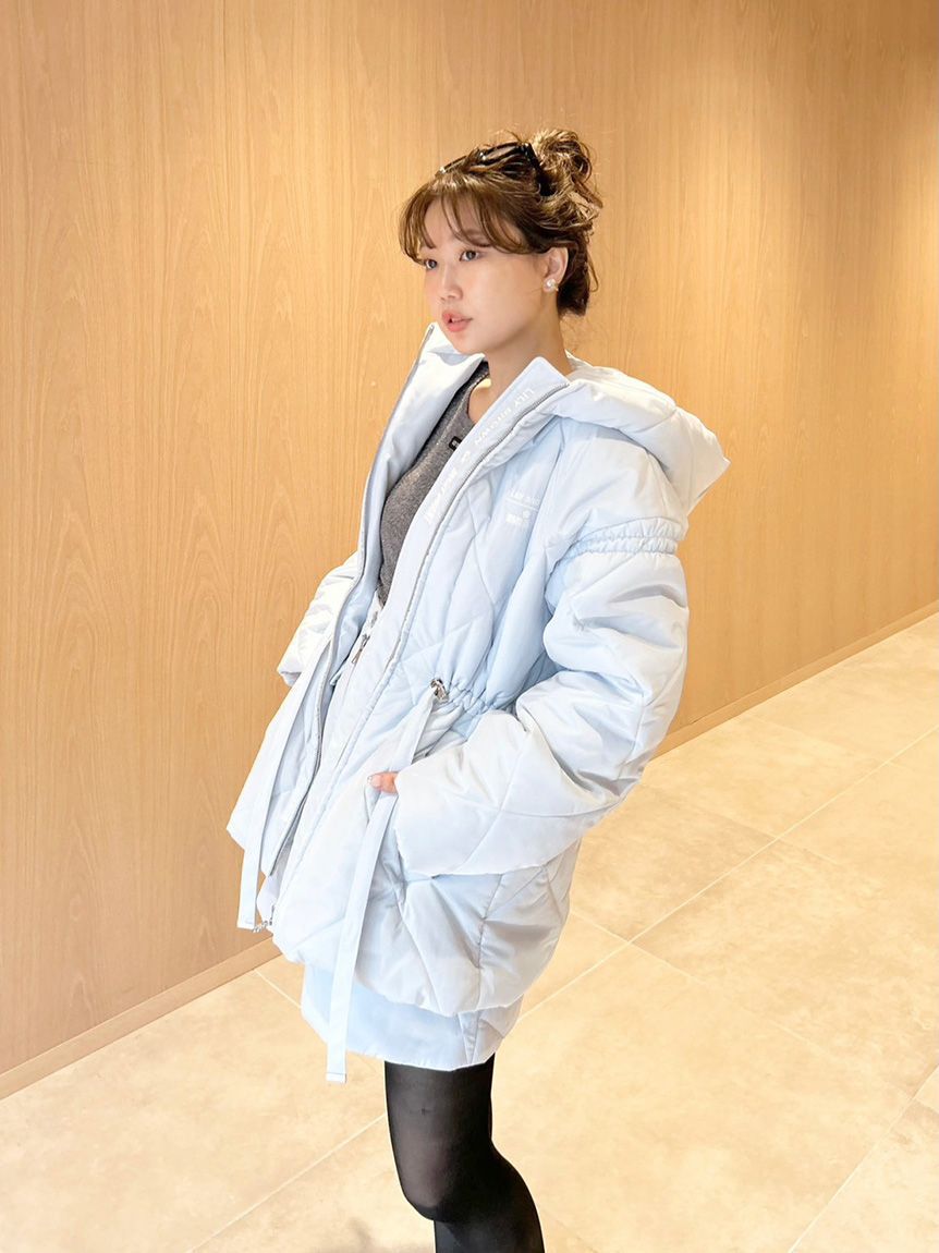 LILY BROWN「【LILY BROWN&times;MARY QUANT】デイジーチャーム付きクラシカルキルティングコート」|その他|