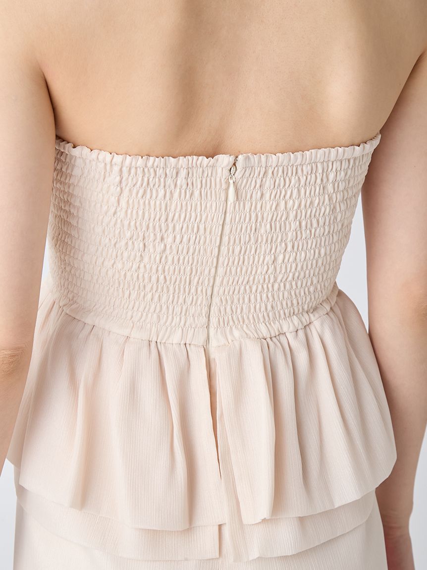 LILY BROWN「ブライトペプラムコンビネゾン」|オールインワン|