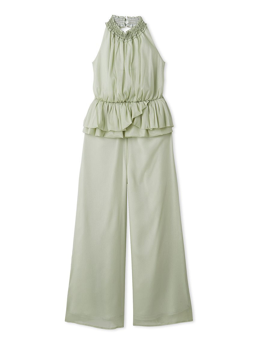 LILY BROWN「ブライトペプラムコンビネゾン」|オールインワン|