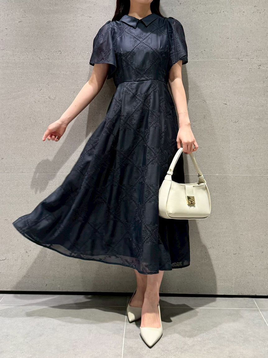 CELFORD「フラワーエンブロイダリーワンピース」|ワンピース|