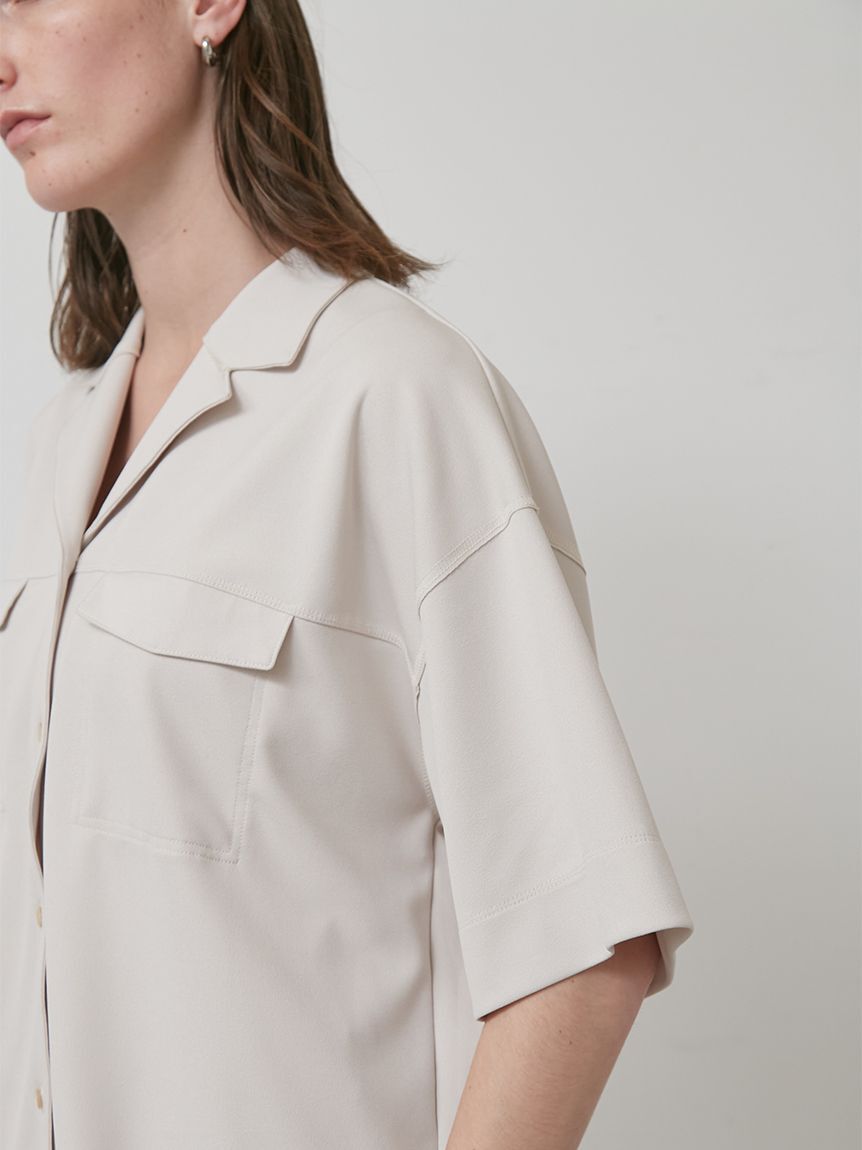 styling/「【セットアップ対応】ジョーゼットオープンカラーシャツ」|シャツ・ブラウス|