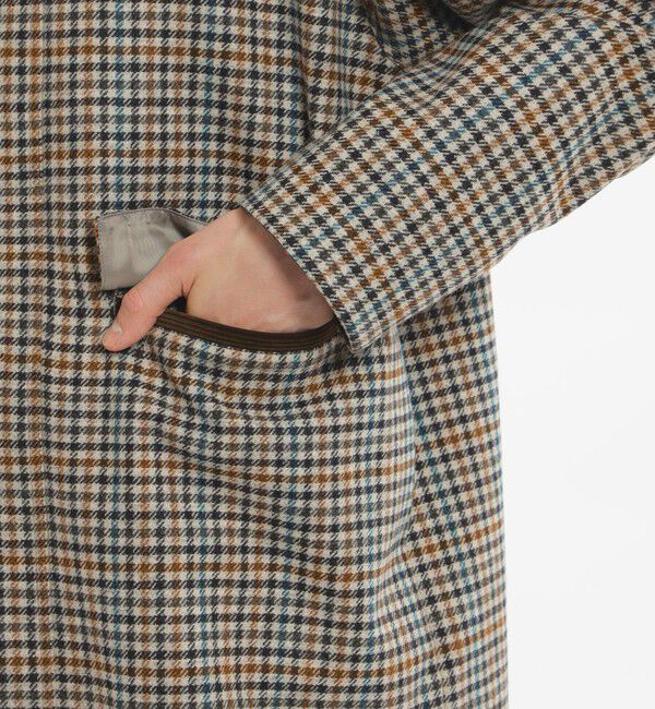 MACKINTOSH PHILOSOPHY「【アニチューブ掲載】【WEB&一部店舗限定】MOON チェック ショートラグランアウター」|ブルゾン・スタジャン|