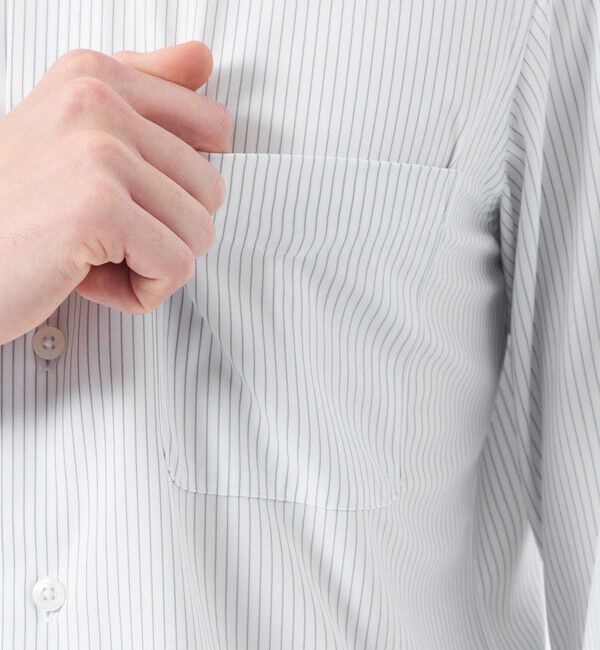MACKINTOSH PHILOSOPHY「トロッター セミワイドシャツ トリコットストライプ」|シャツ・ブラウス|