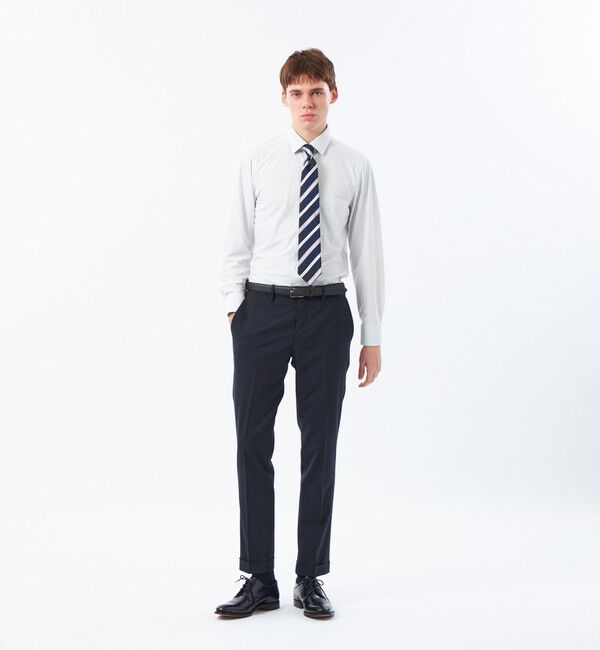 MACKINTOSH PHILOSOPHY「トロッター セミワイドシャツ トリコットストライプ」|シャツ・ブラウス|