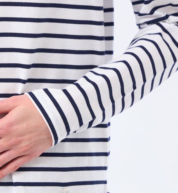 MACKINTOSH PHILOSOPHY「ラウンドヘムシルケットボーダーカットソー」|Tシャツ・カットソー|
