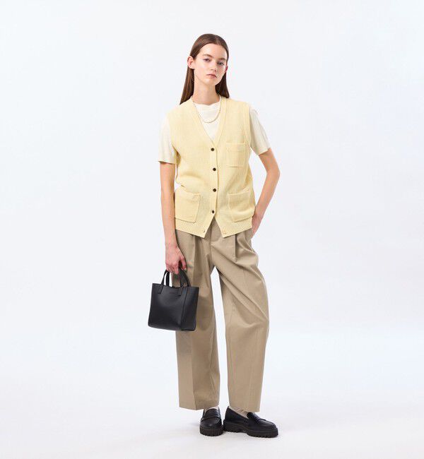 MACKINTOSH PHILOSOPHY「【LEE4月号/蛯原友里さん着用】パッチポケットニットジレ」|ニット・セーター|