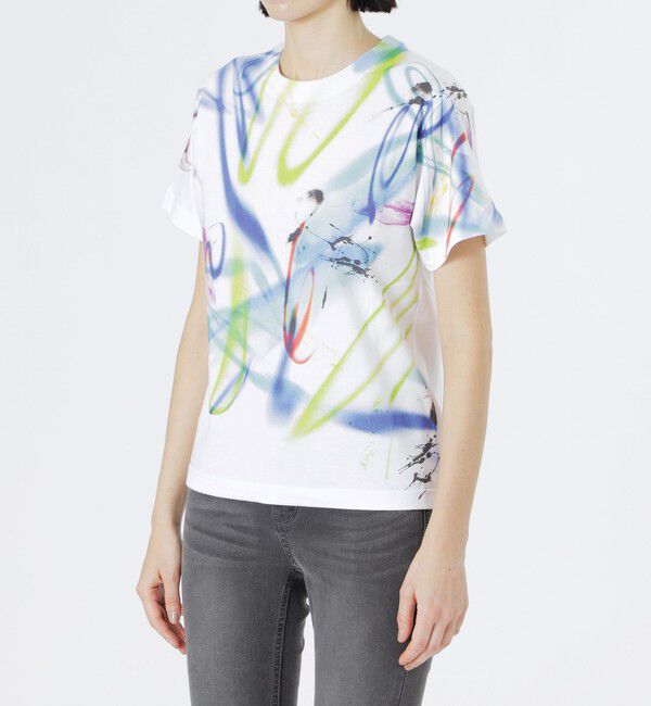  「【KANAKO SASAKI】コラボレーション ネオングラフィッククルーネックTシャツ」|Tシャツ・カットソー|