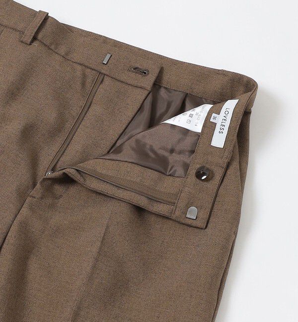  「フロントダーツテーパードパンツ」|スラックス|