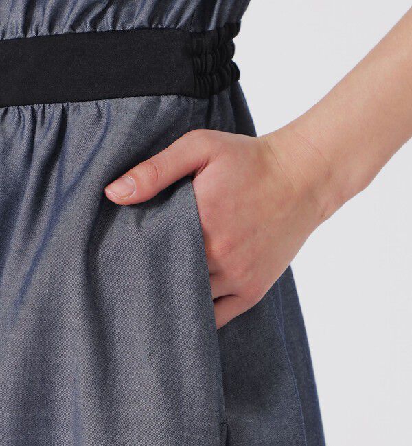  「ダンガリーツイルシャツワンピース」|ワンピース|