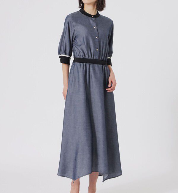  「ダンガリーツイルシャツワンピース」|ワンピース|