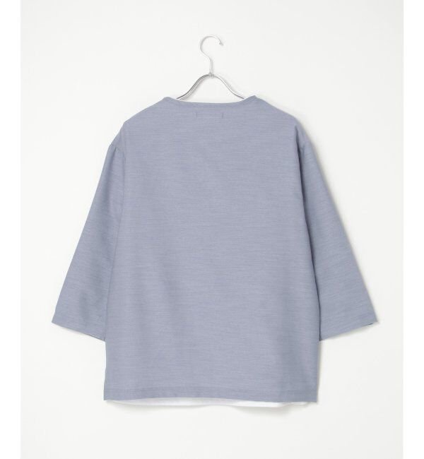 ikka「【イージーケア／吸水速乾】7分ヘンリーシャツTインナーセット【2点セット】」|シャツ・ブラウス|