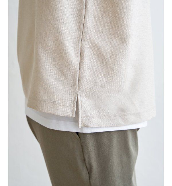 ikka「【イージーケア／吸水速乾】7分ヘンリーシャツTインナーセット【2点セット】」|シャツ・ブラウス|