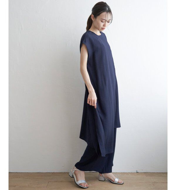 IKKA LOUNGE「冷感スラブワンピースセットアップ」|ワンピース|