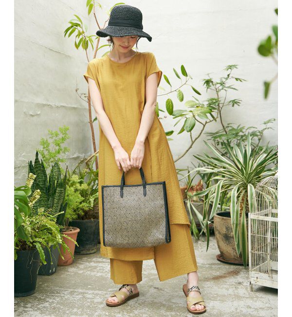 IKKA LOUNGE「冷感スラブワンピースセットアップ」|ワンピース|