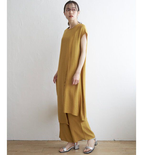 IKKA LOUNGE「冷感スラブワンピースセットアップ」|ワンピース|
