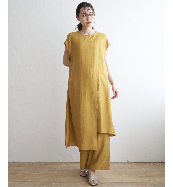 IKKA LOUNGE「冷感スラブワンピースセットアップ」|ワンピース|