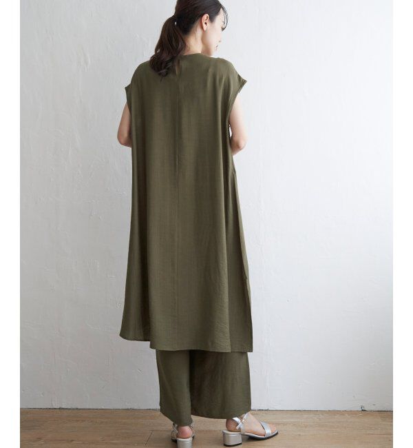 IKKA LOUNGE「冷感スラブワンピースセットアップ」|ワンピース|