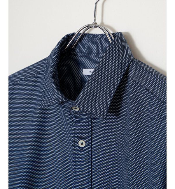 IKKA LOUNGE「デニムライクスイスカラーシャツ」|シャツ・ブラウス|