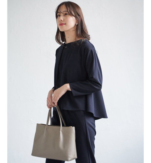 IKKA LOUNGE「【フォーマル対応／2点セット】GOKU楽 長袖セットアップ」|ワンピース|