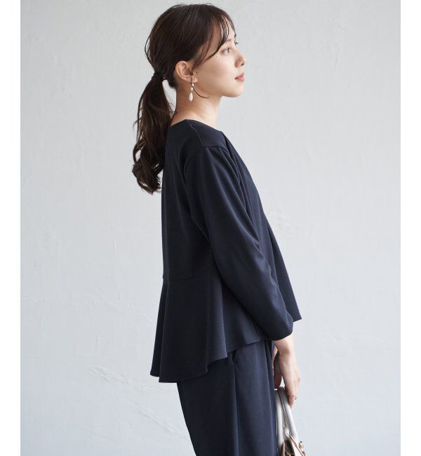 IKKA LOUNGE「【フォーマル対応／2点セット】GOKU楽 長袖セットアップ」|ワンピース|