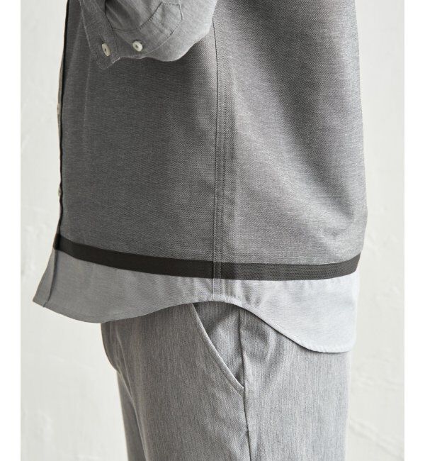 ikka「オックス袖2way裾切り替えシャツ」|シャツ・ブラウス|