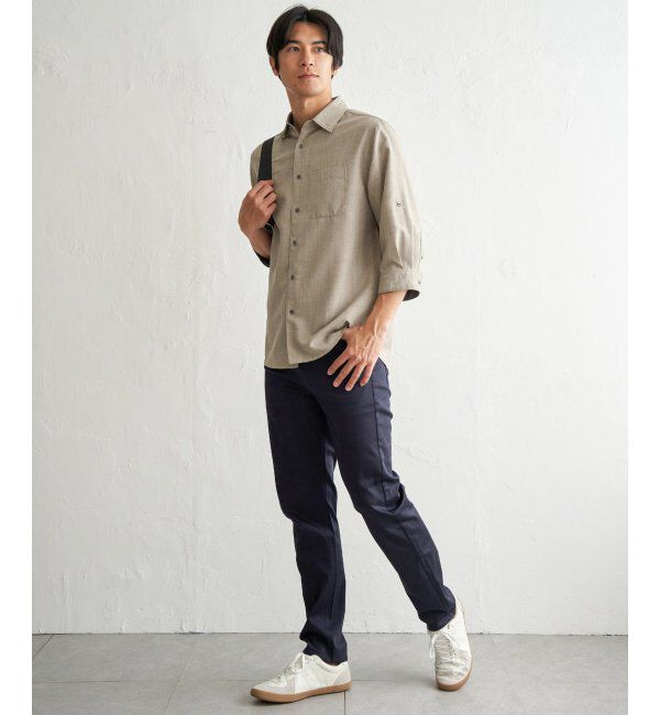 ikka「速乾ドビー袖2wayシャツ」|シャツ・ブラウス|