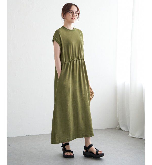 Lbc with Life「ワッシャースピンドルリブワンピース」|ワンピース|