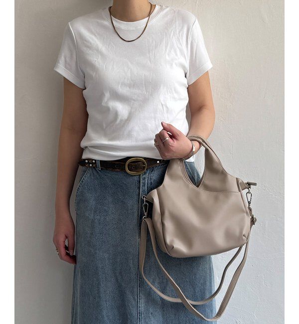 Lbc with Life「フェイクレザークリテミニトートショルダーバッグ」|その他|